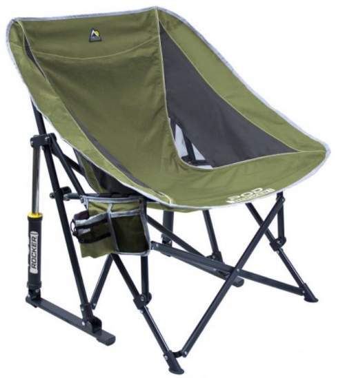 luxury camping chair rocking