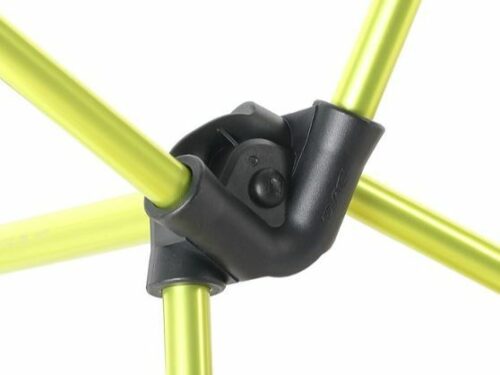 Shock-corded hubbed frame.