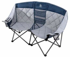 Coastrail Outdoor Double Camping Premium Comfort Portable Love Lawn Chairs