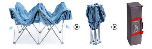 Easy to use folding design.