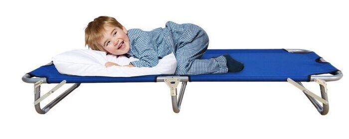 GigaTent Kids Junior Cot Portable Folding Travel Bed