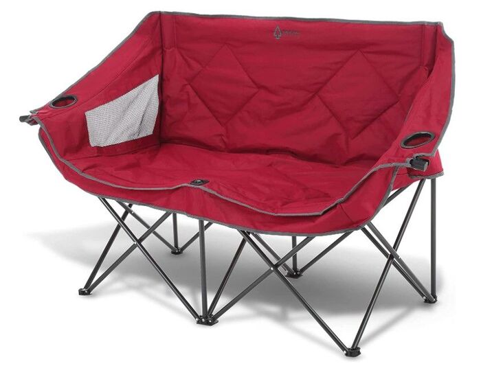 Arrowhead Outdoor Portable Folding Double Duo Camping Chair Loveseat.