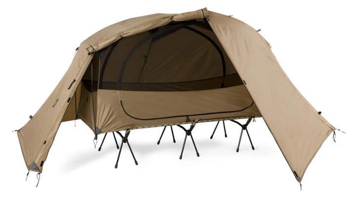 Helinox Tactical Cot Tent Mesh, Fabric, and Fly.