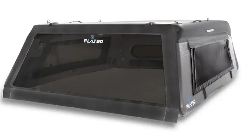 Flated Air-Topper Full-Size 8'-Long Bed.