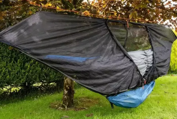 Gear hammock.