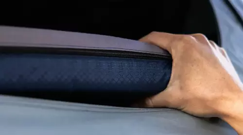 Thick mattress with a quality sleeve.