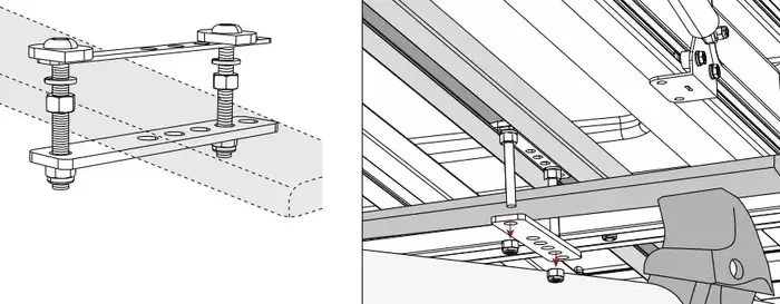 iKamper BDV Duo mounting elements.