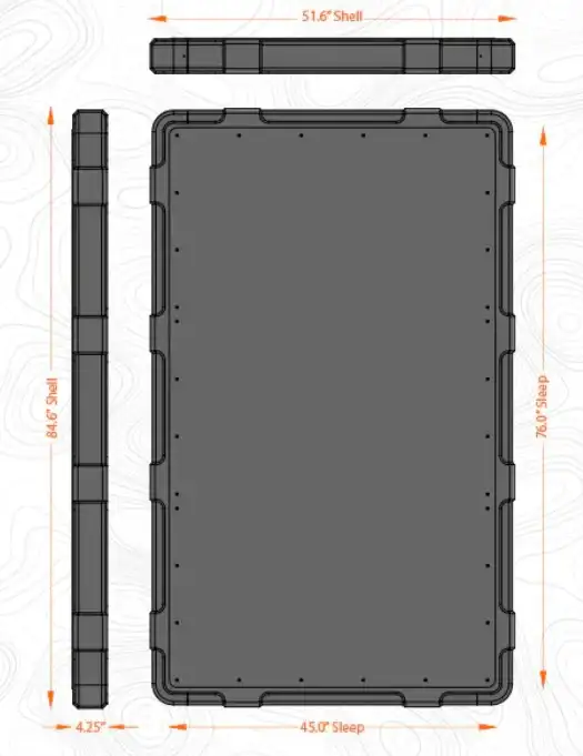 BadAss Rugged dimensions.